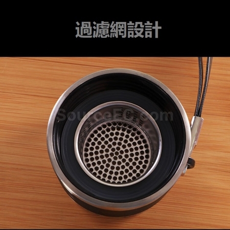 礼品订购便携式茶水分离玻璃杯广告