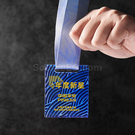礼品订购琉璃奖牌广告