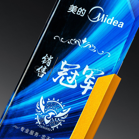 礼品订购金属水晶座广告