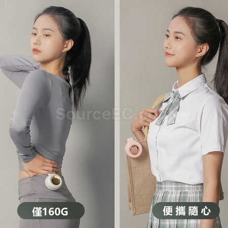 礼品订购便携挂腰挂脖风扇广告