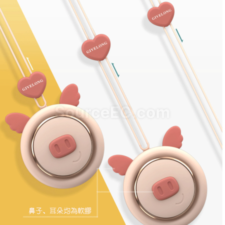 礼品订购可爱动物无叶风扇广告
