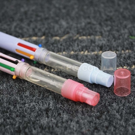 礼品订购酒精喷雾六色笔广告