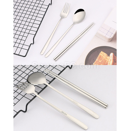 礼品订购不锈钢餐具套装广告
