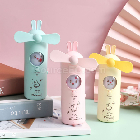 礼品订购变脸兔子风扇广告