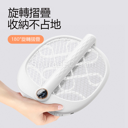 礼品订购折叠USB充电电蚊拍广告