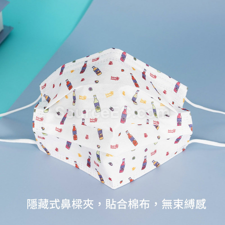 礼品订购彩印平面口罩广告