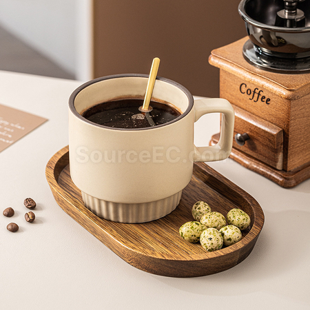 礼品订购陶瓷咖啡杯广告