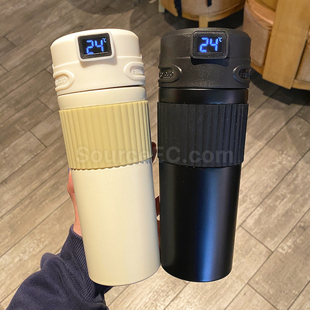 礼品订购不锈钢真空智能保温杯广告