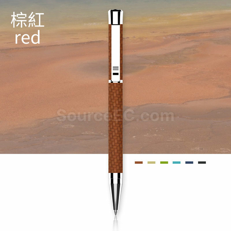 礼品订购PU皮质圆珠笔广告
