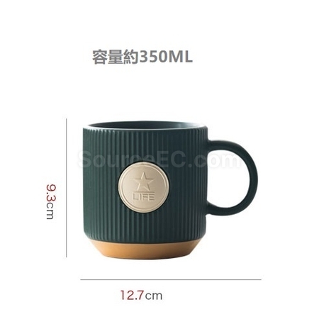 礼品订购铜章陶瓷杯广告