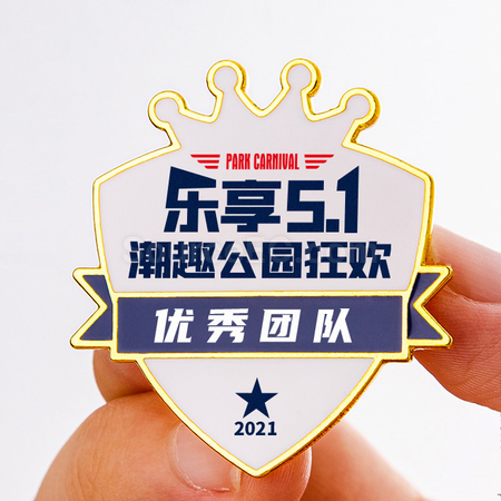 礼品订购金属徽章广告