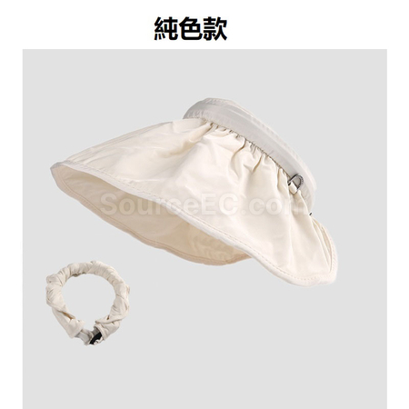 礼品订购发箍贝壳帽广告