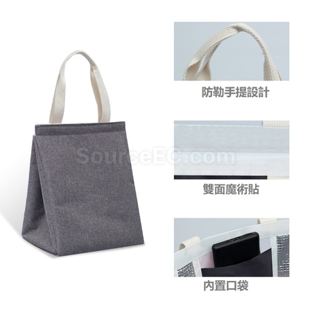 礼品订购魔术贴保温袋广告