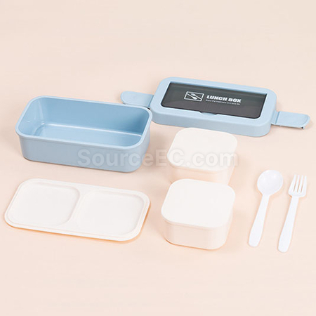 礼品订购便携带餐具饭盒广告