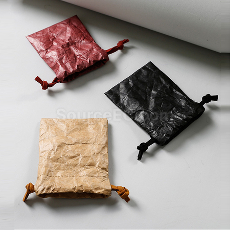 礼品订购杜邦纸束口袋广告