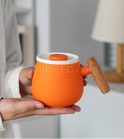 礼品订购创意陶瓷杯广告