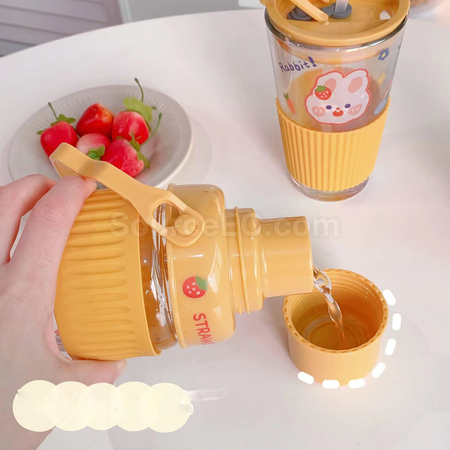 礼品订购手提玻璃水杯广告