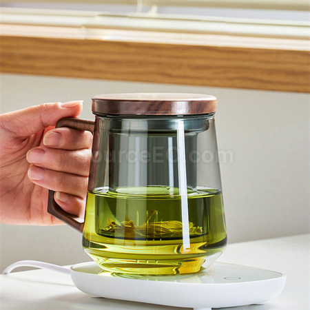 礼品订购茶泡玻璃杯广告