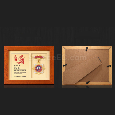 礼品订购木质相框奖牌广告