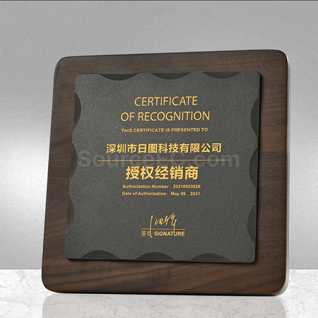 礼品订购大理石授权奖牌 广告