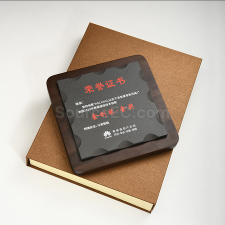 礼品订购大理石授权奖牌 广告