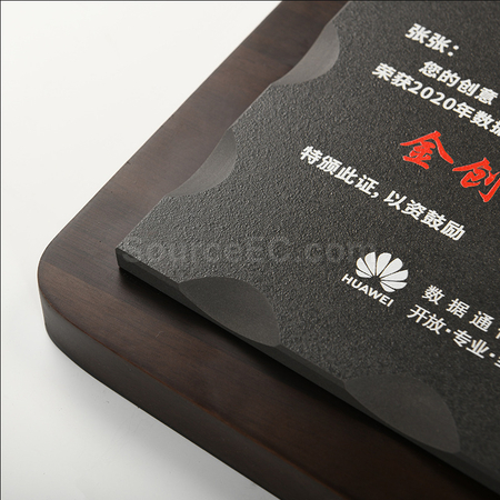礼品订购大理石授权奖牌 广告