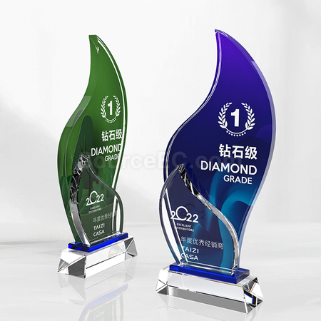 礼品订购水晶座广告