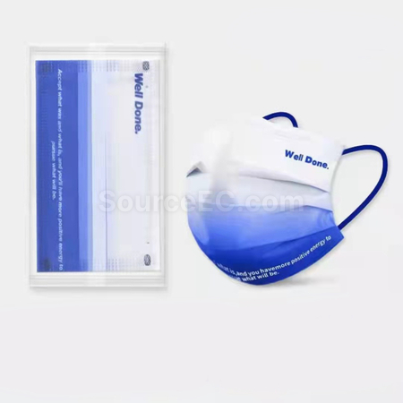 礼品订购克莱因蓝一次性口罩广告