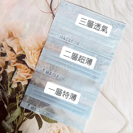 礼品订购马卡龙轻薄一次性口罩广告