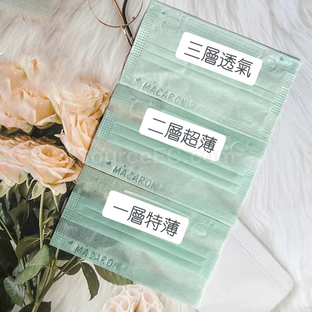 礼品订购马卡龙轻薄一次性口罩广告