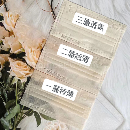 礼品订购马卡龙轻薄一次性口罩广告