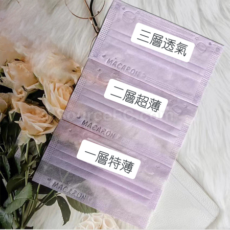 礼品订购马卡龙轻薄一次性口罩广告