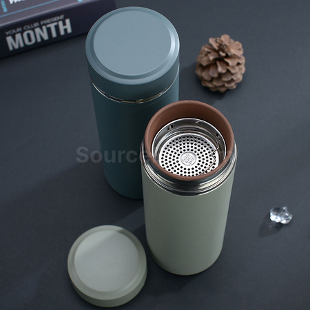 礼品订购350ML 紫砂保温杯广告