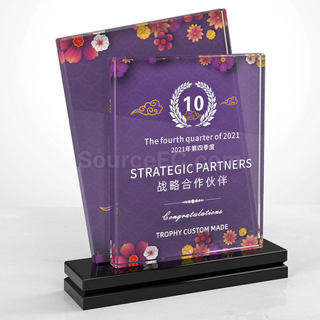 礼品订购水晶座广告