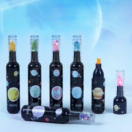 礼品订购星球荧光笔广告