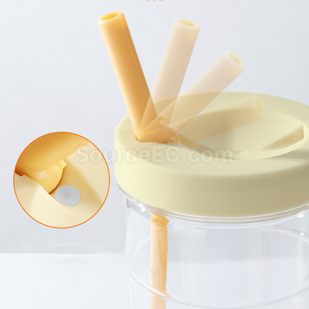 礼品订购大容量吸管杯广告