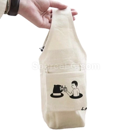 礼品订购奶茶手提布袋广告