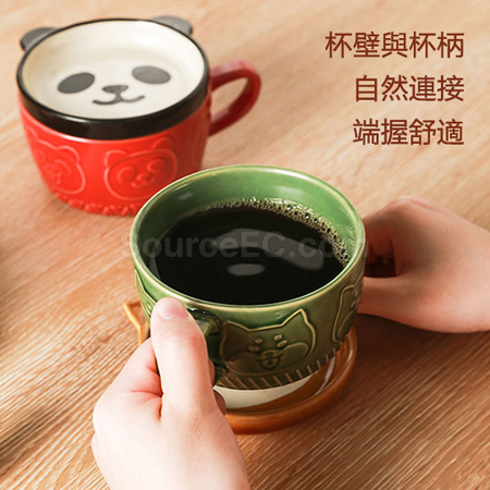 礼品订购日式碗盖杯广告