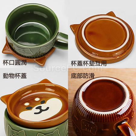 礼品订购日式碗盖杯广告