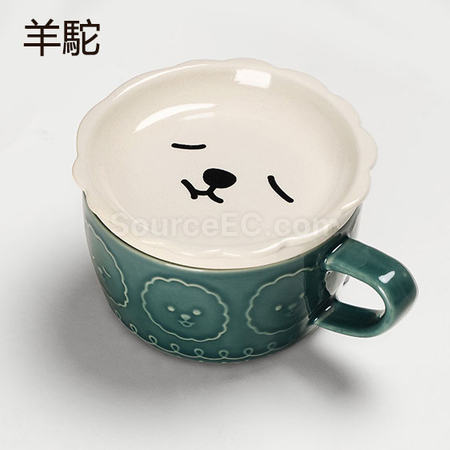礼品订购日式碗盖杯广告