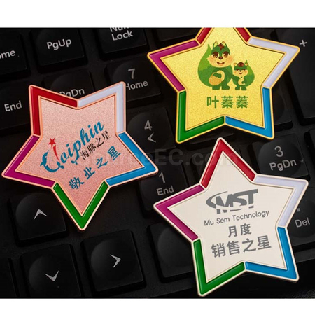 礼品订购金属奖牌徽章广告