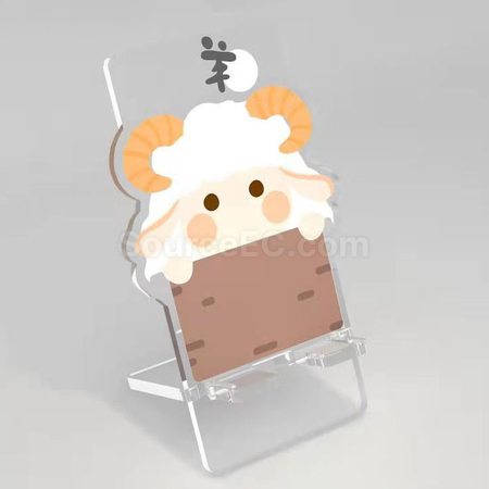 礼品订购十二生肖亚克力手机支架广告
