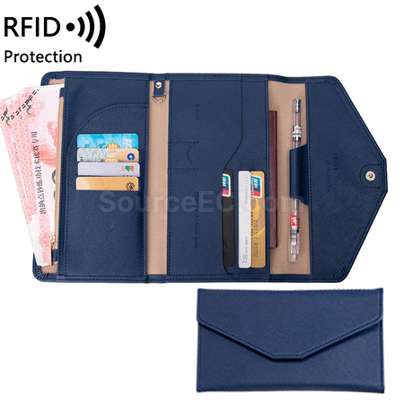 礼品订购RFID护照包广告