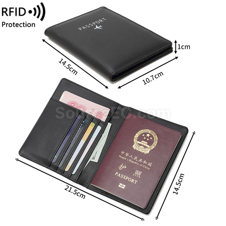 礼品订购RFID护照包广告