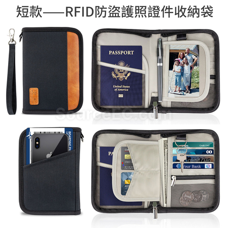 礼品订购RFID防盗护照证件包广告