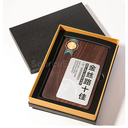 礼品订购木制奖牌广告