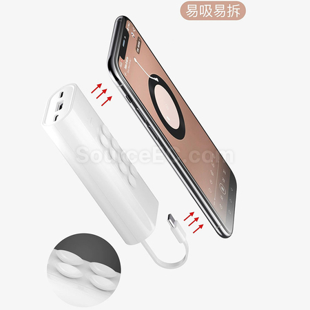 礼品订购便携风扇充电宝广告