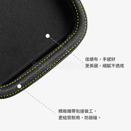 礼品订购牛津布耳机保护盒码数产品数据线硬壳收纳包广告