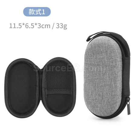 礼品订购牛津布耳机保护盒码数产品数据线硬壳收纳包广告