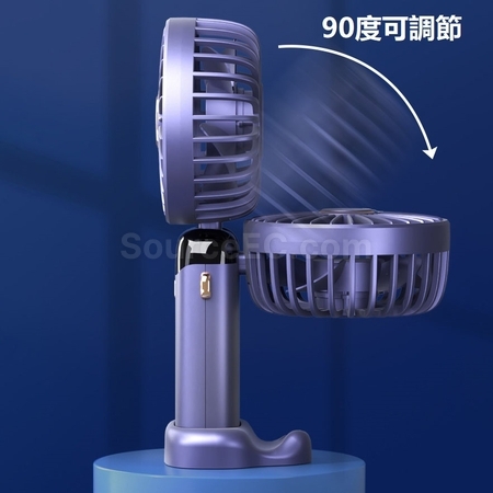 礼品订购智能数显便携风扇广告